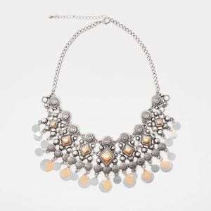 NEW Bershka boho style statement necklace